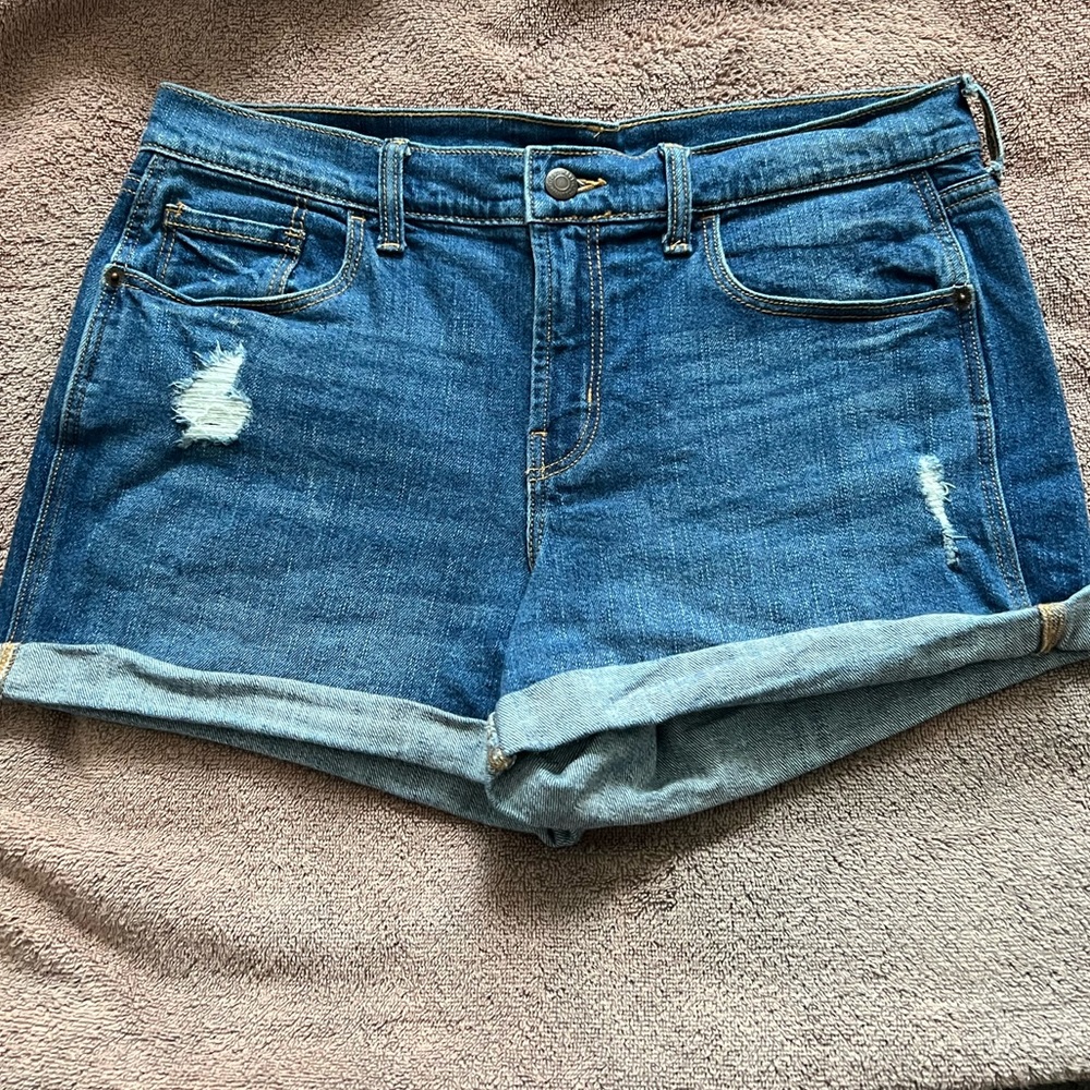 Denim shorts